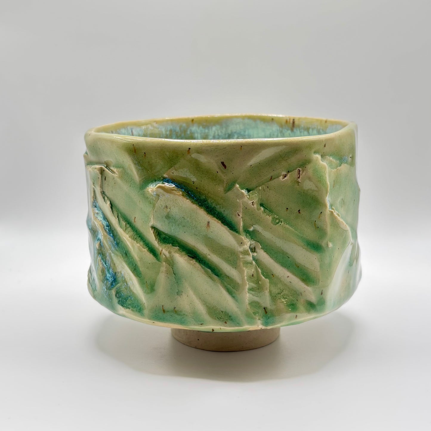 celadon chawan or matcha bowl (no. 10) large