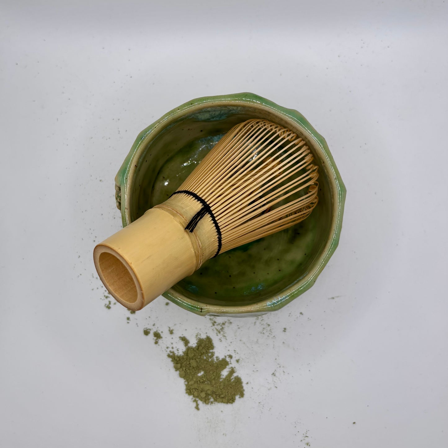 celadon chawan or matcha bowl (no. 8)