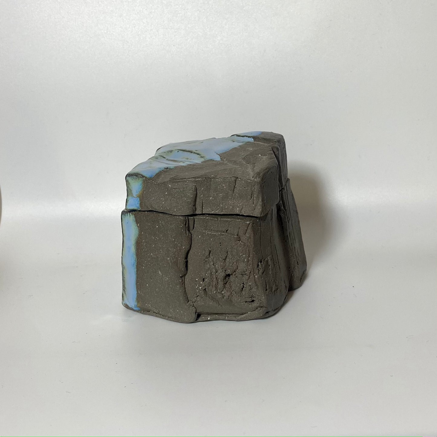 kurinuki box Blue & Grey