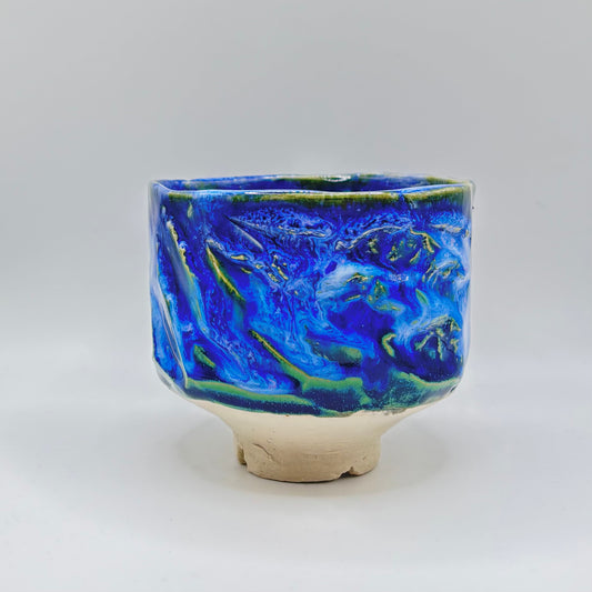 Chawan or matcha bowl - Swim (no. 14)