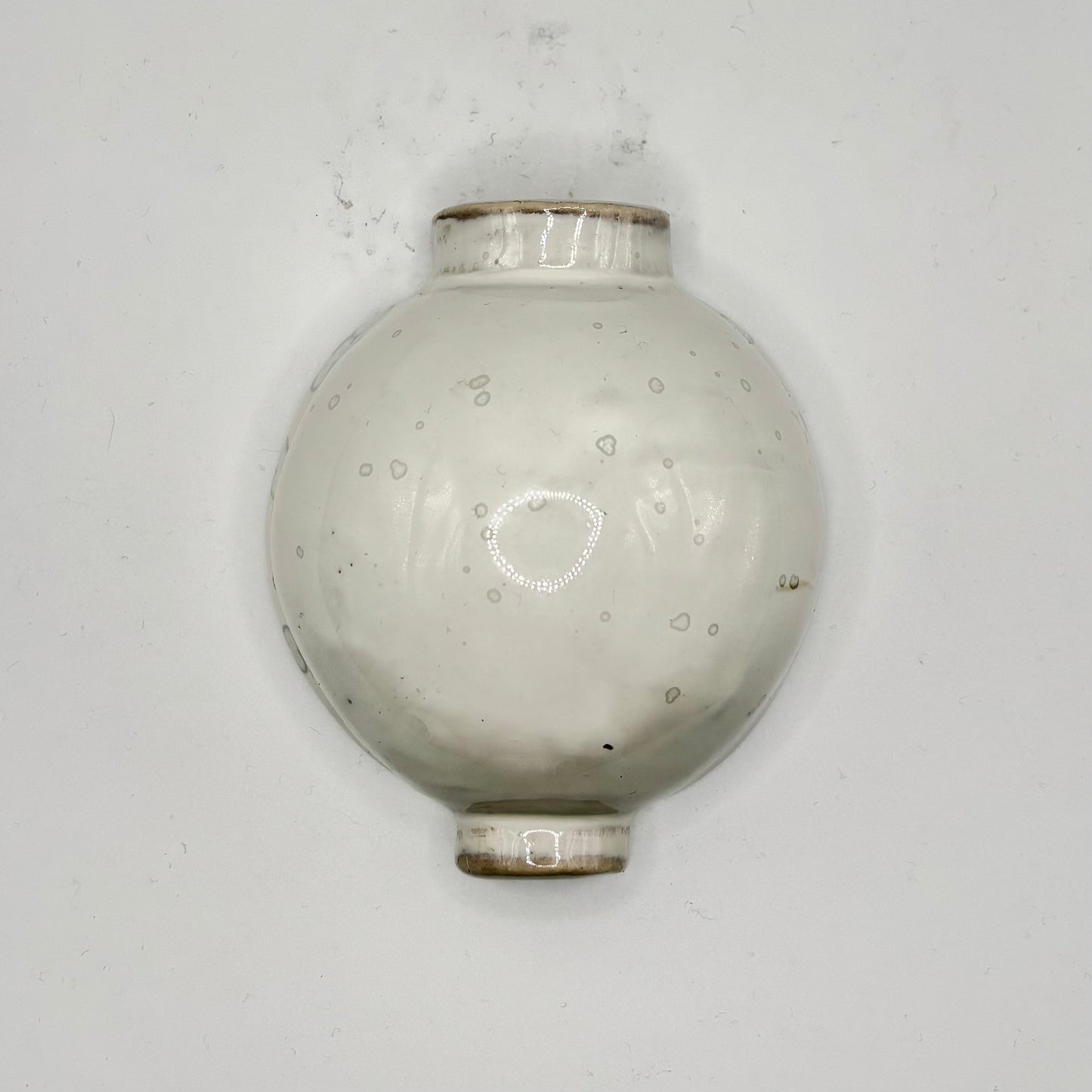 wall hanging moon jar sparkly white 5