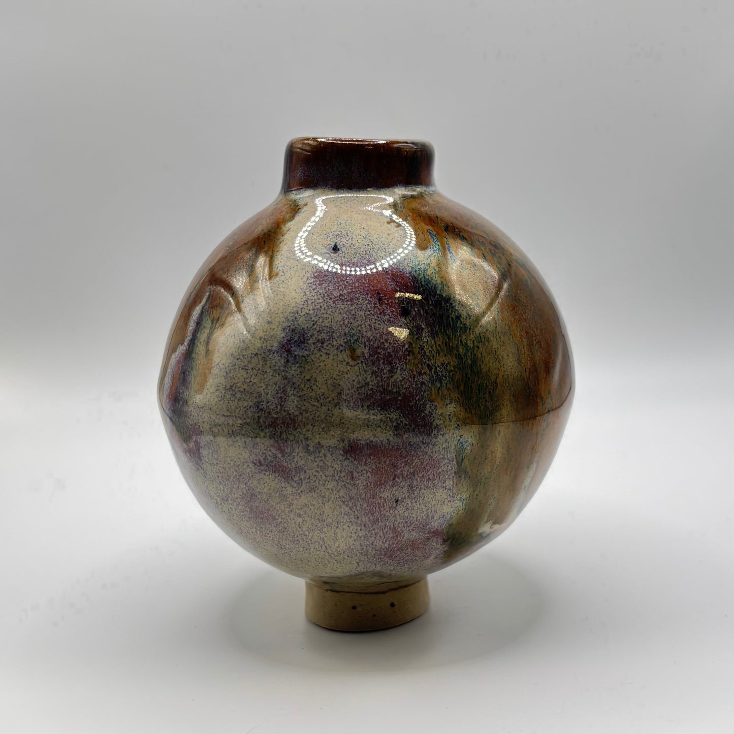 brown moon jar Yun - NO.13 small