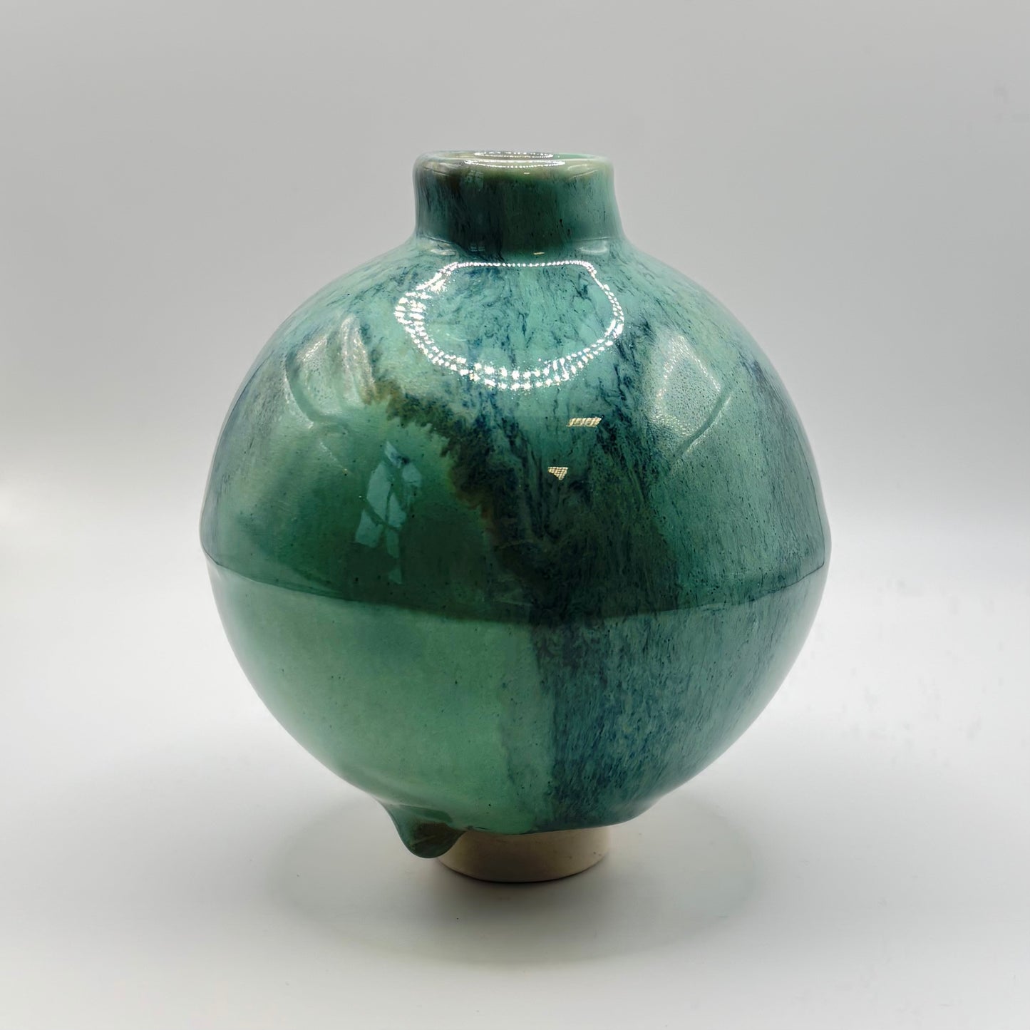 moon jar Blue side - NO. 15 small
