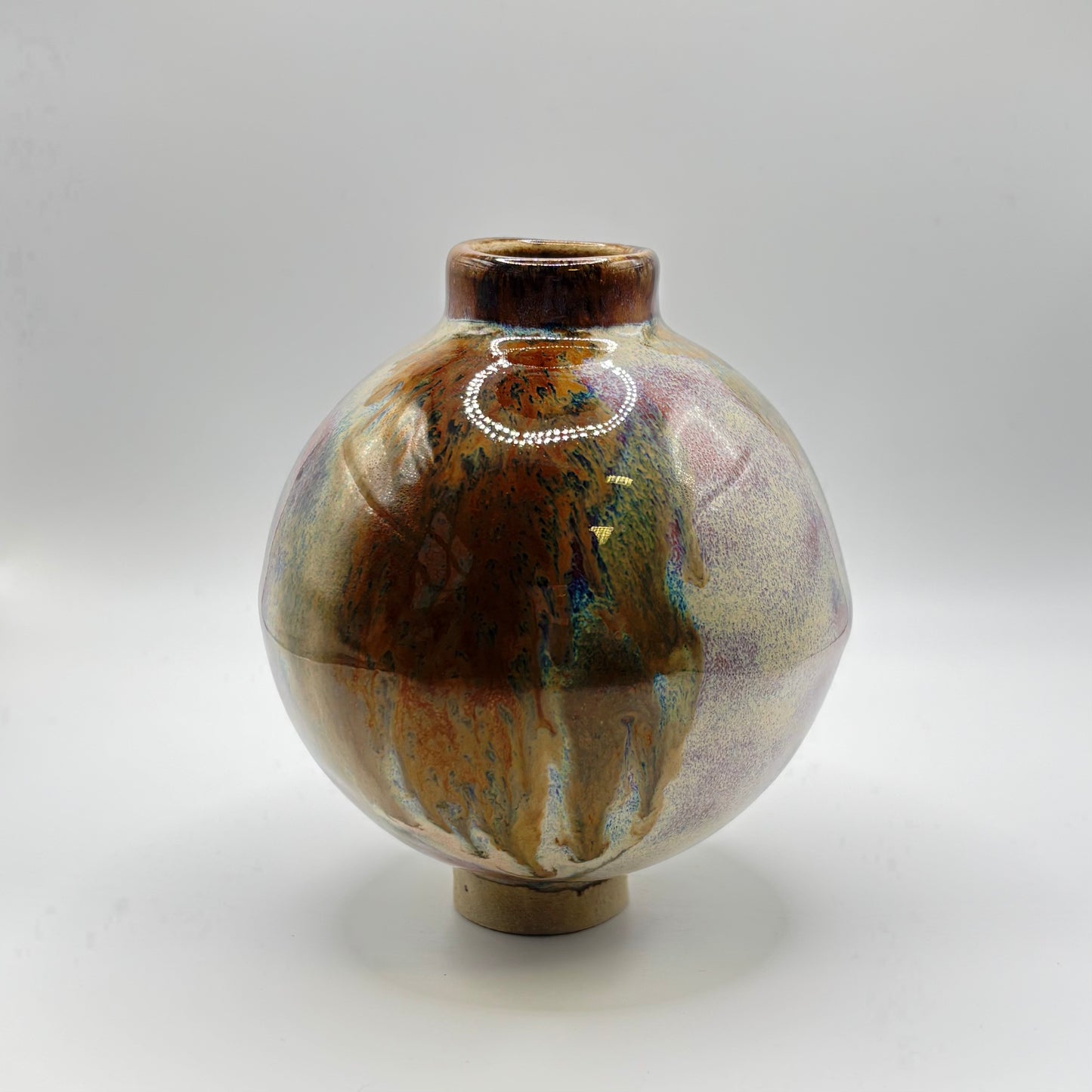 brown moon jar Yun - NO.13 small