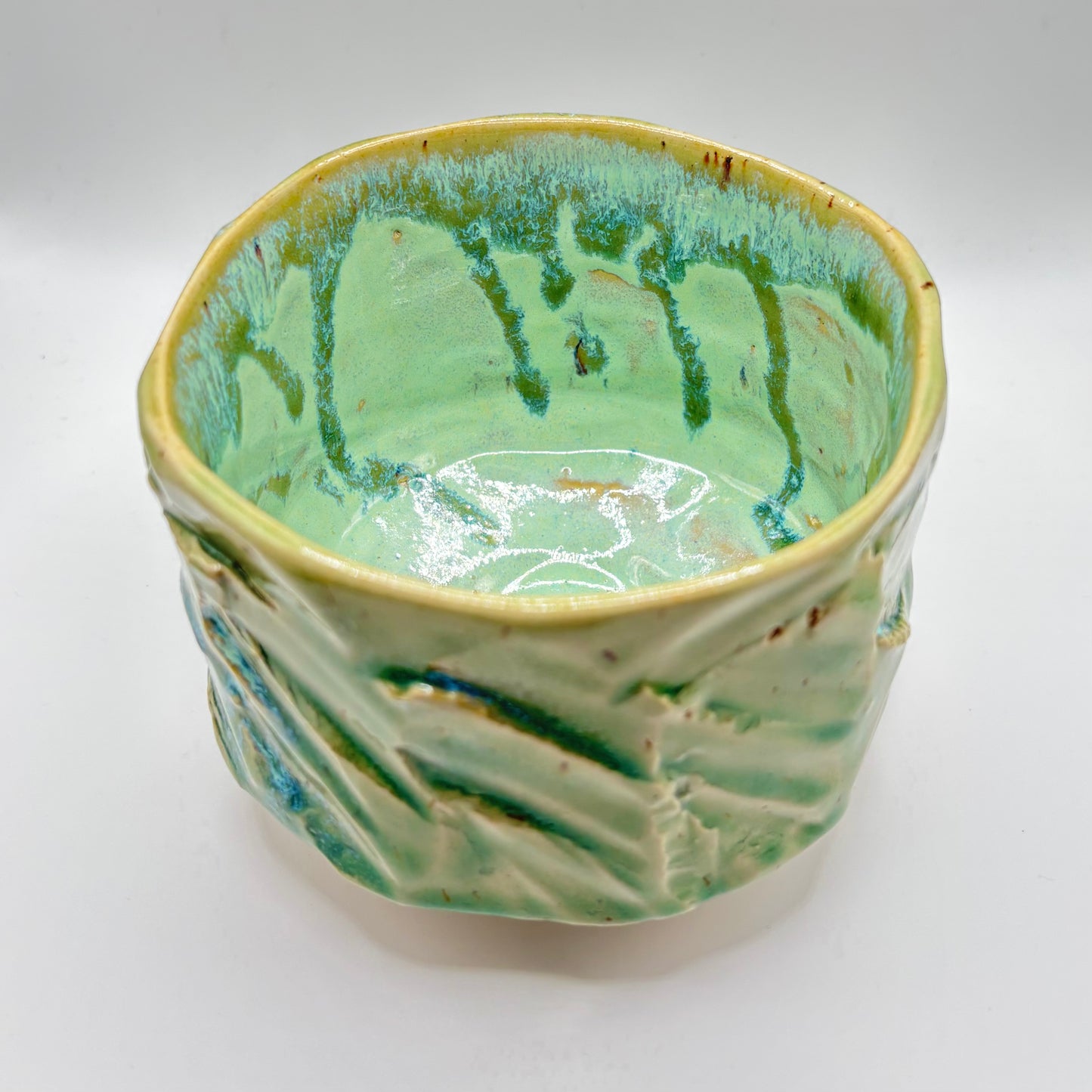 celadon chawan or matcha bowl (no. 10) large