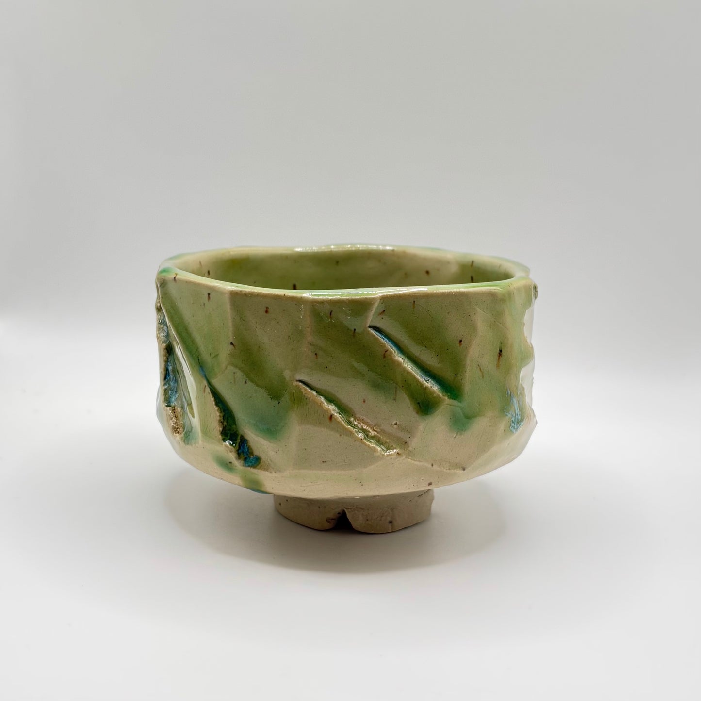 celadon chawan or matcha bowl (no. 7)