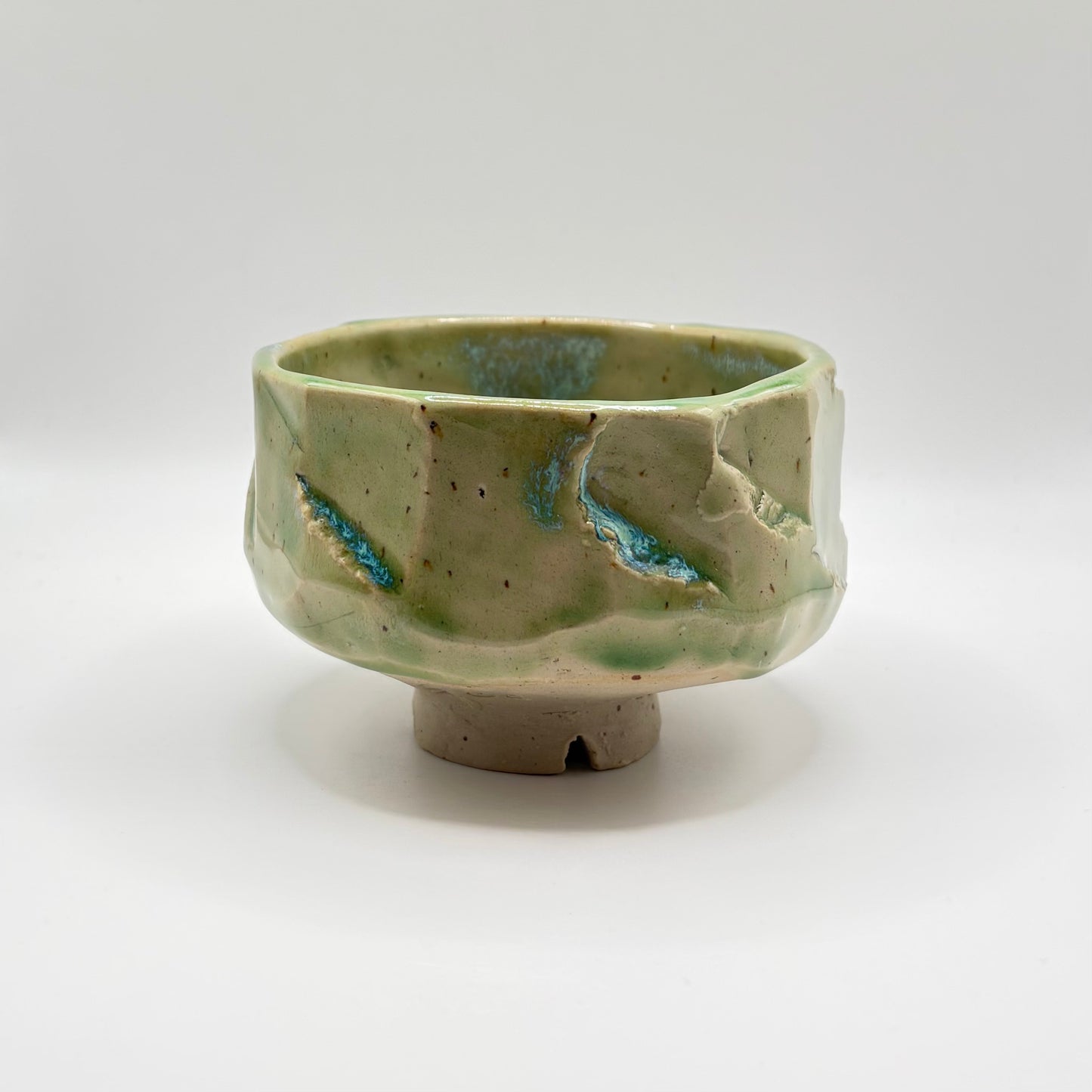 celadon chawan or matcha bowl (no. 8)