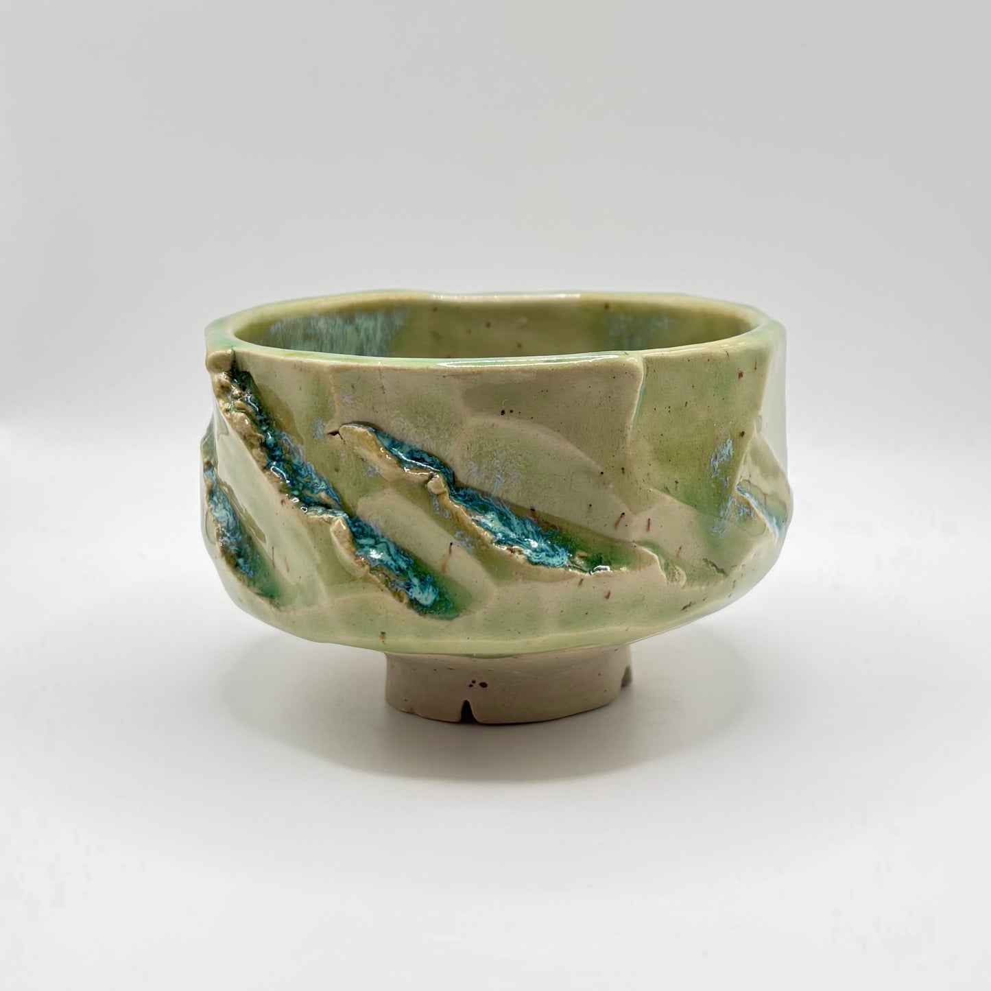 celadon chawan or matcha bowl (no. 8)