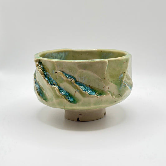 celadon chawan or matcha bowl (no. 8)