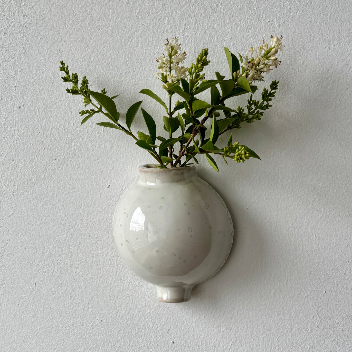 wall hanging moon jar sparkly white 6