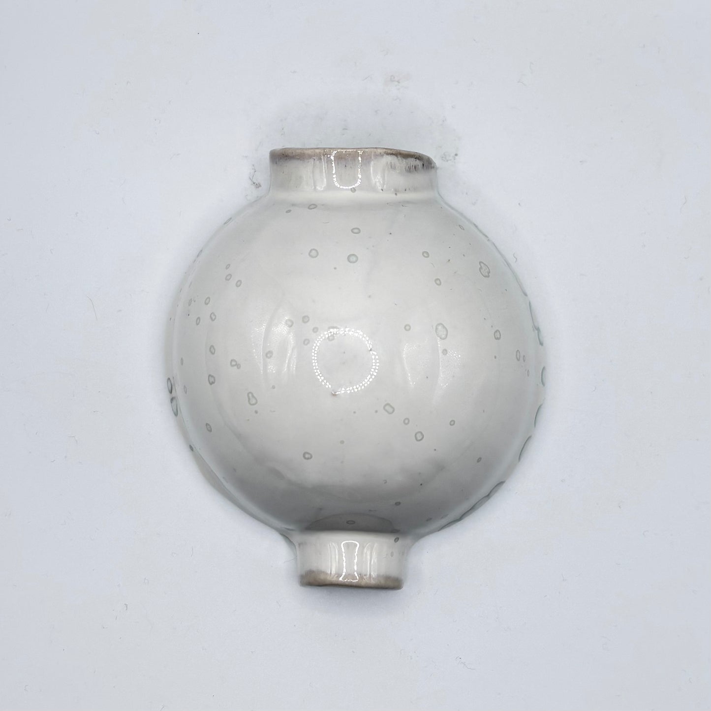 wall hanging moon jar sparkly white 6