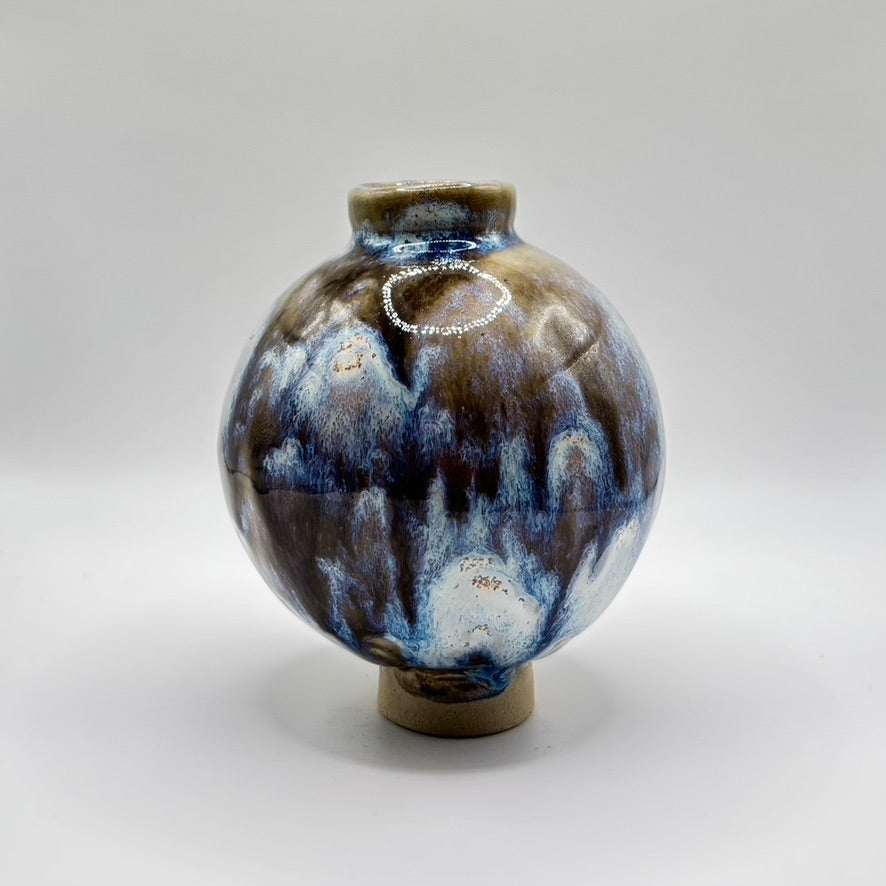 moon jar Crystal snow (no. 24) small