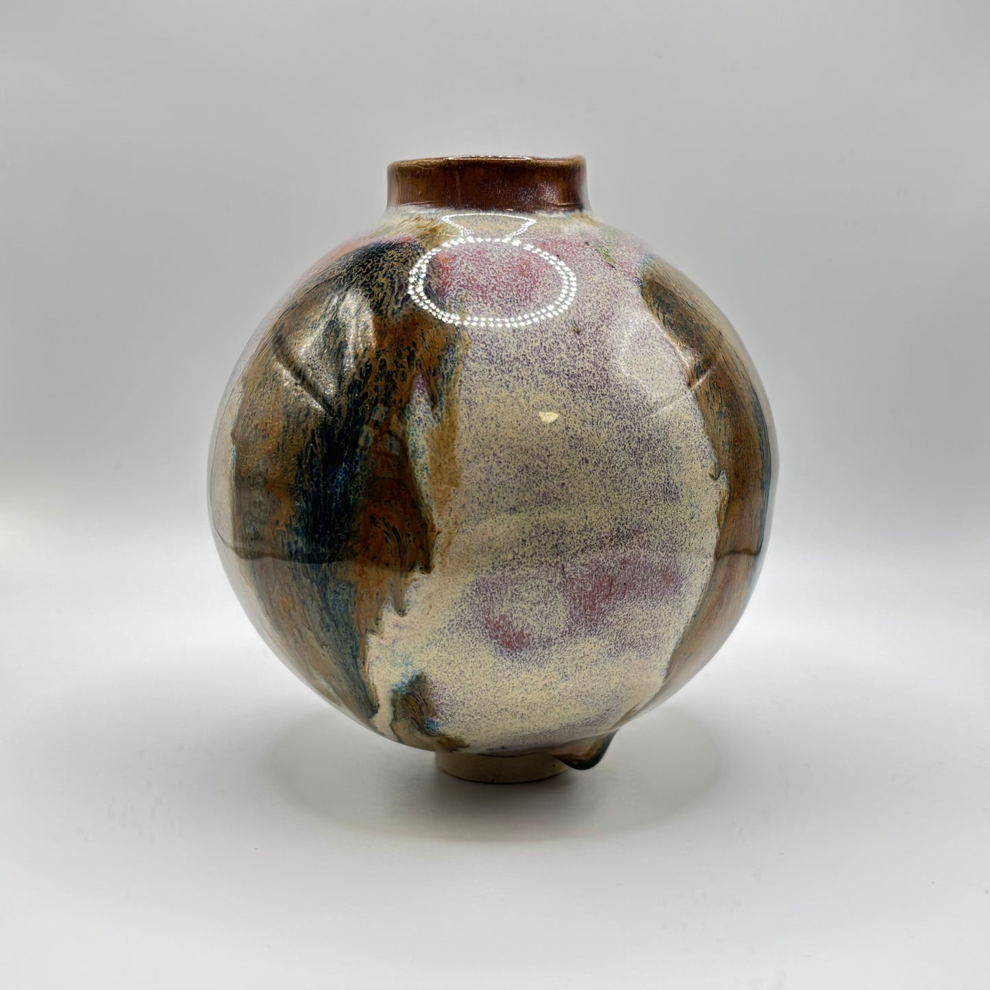brown moon jar Yun - NO 4 medium