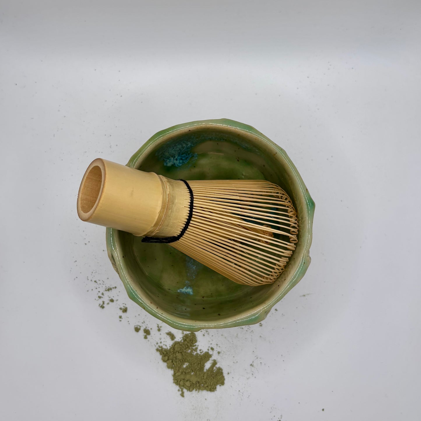 celadon chawan or matcha bowl (no. 7)