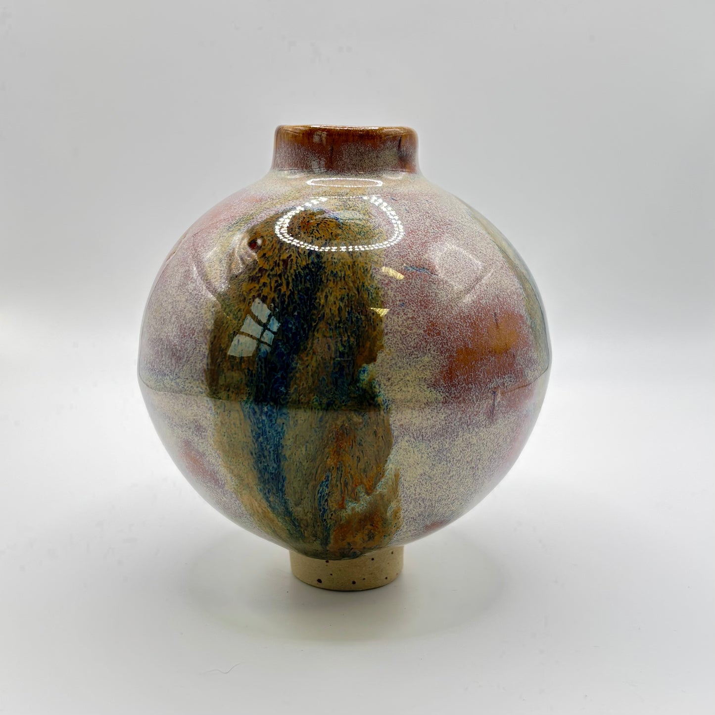 brown moon jar Yun - NO.18 small