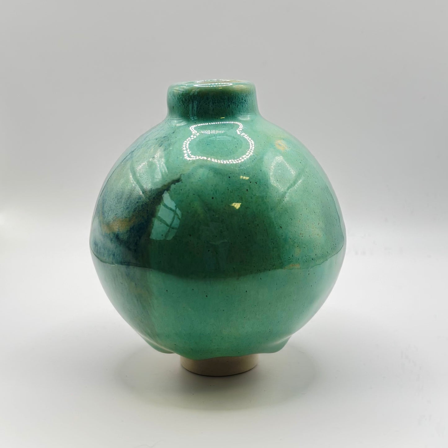 moon jar Blue side - NO. 14 small