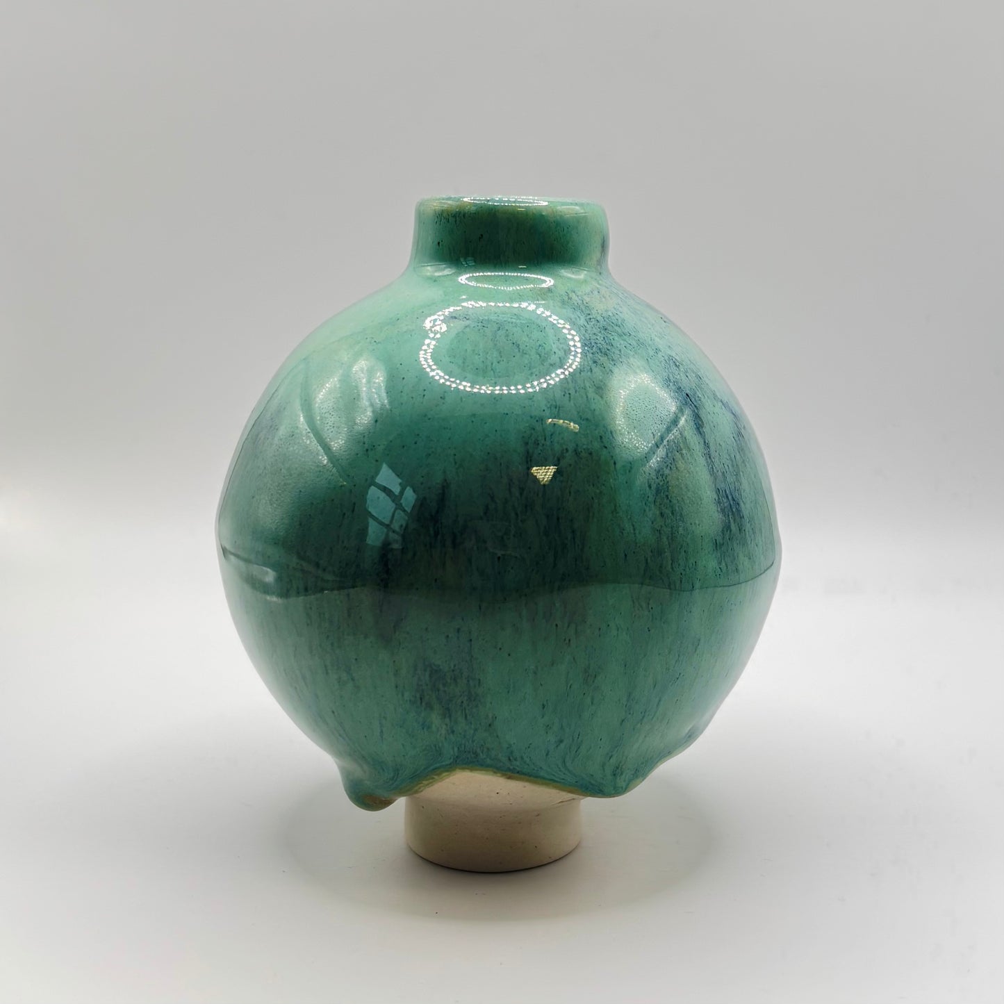 moon jar Blue side - NO. 14 small