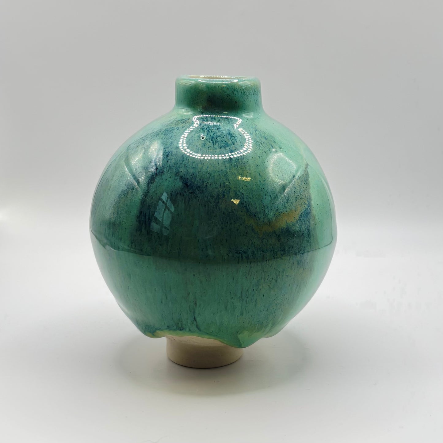 moon jar Blue side - NO. 14 small