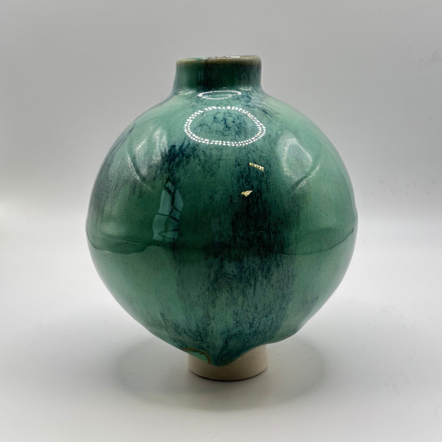 moon jar Blue side - NO. 15 small