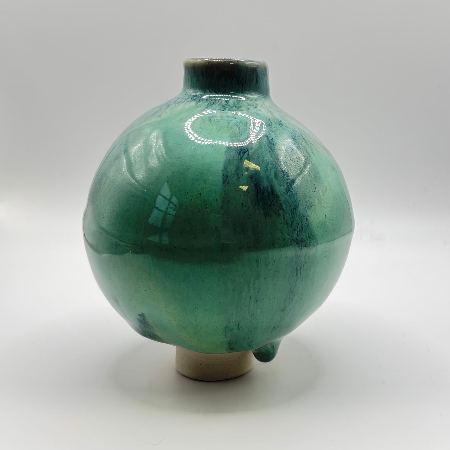 moon jar Blue side - NO. 15 small