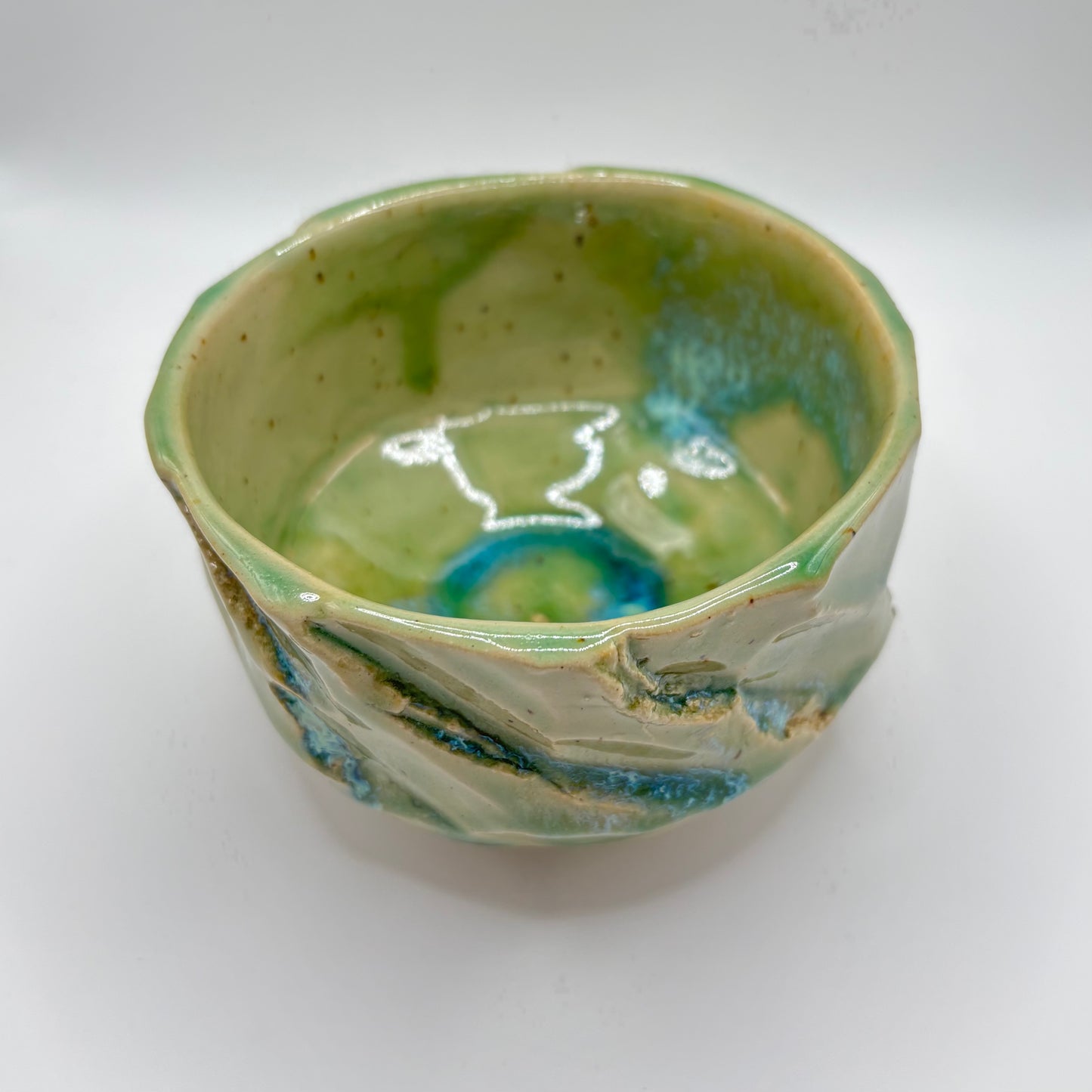 celadon chawan or matcha bowl (no. 7)