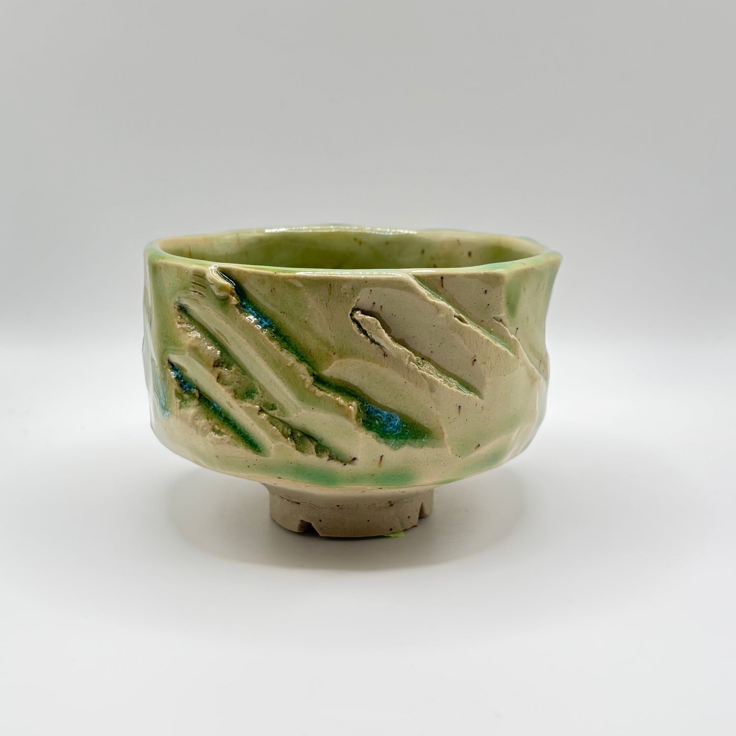 celadon chawan or matcha bowl (no. 7)
