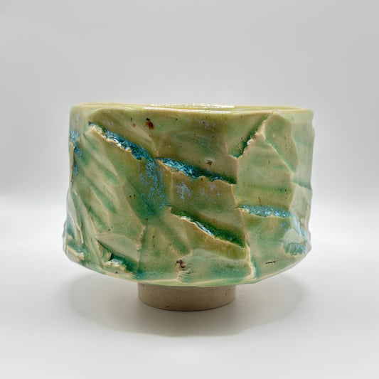 celadon chawan or matcha bowl (no. 10) large