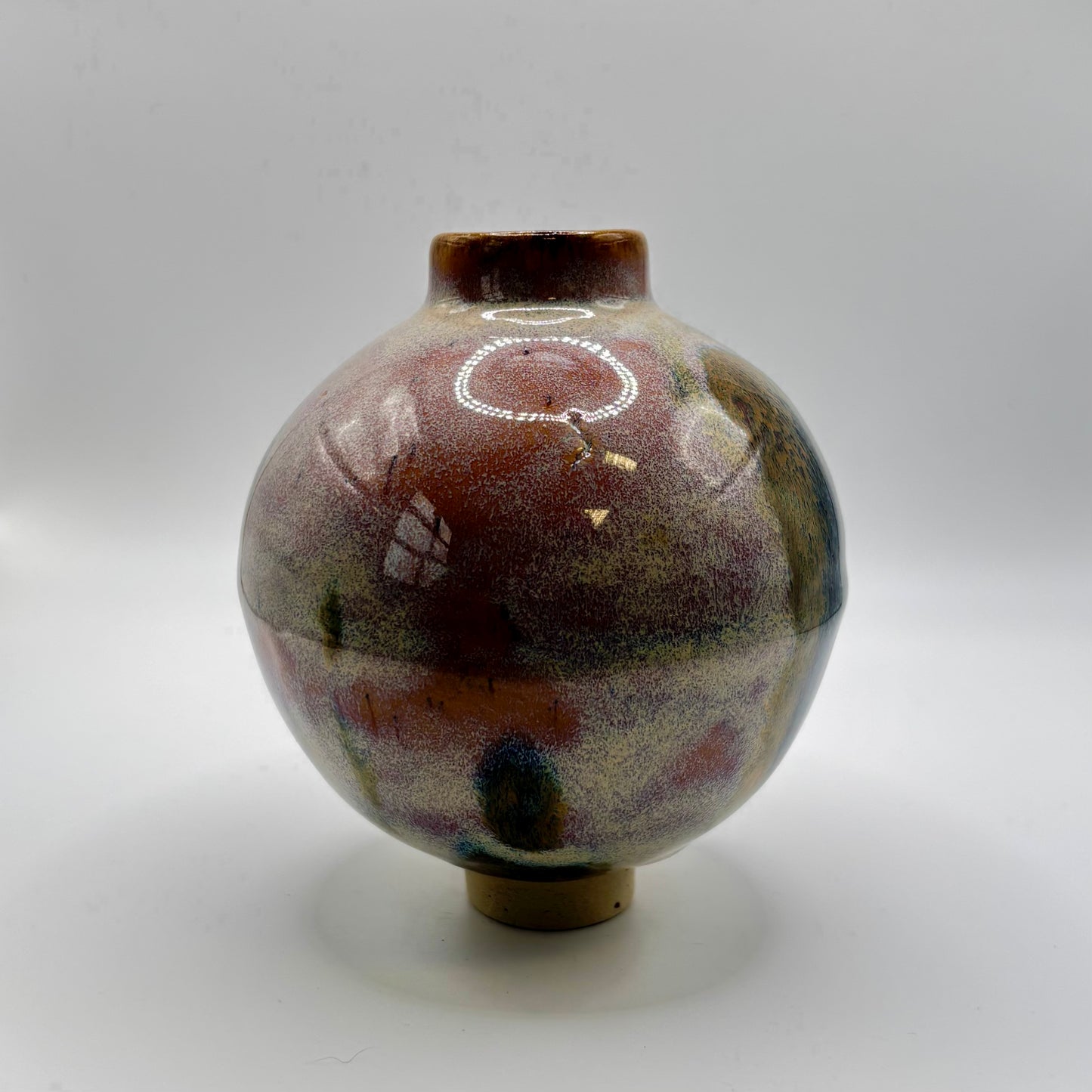 brown moon jar Yun - NO.18 small