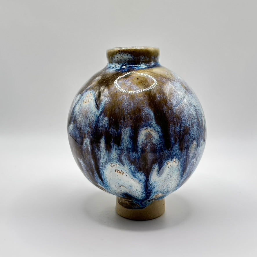 moon jar Crystal snow (no. 24) small