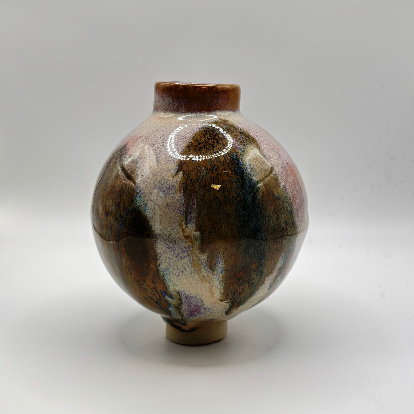 brown moon jar Yun - NO 11 small