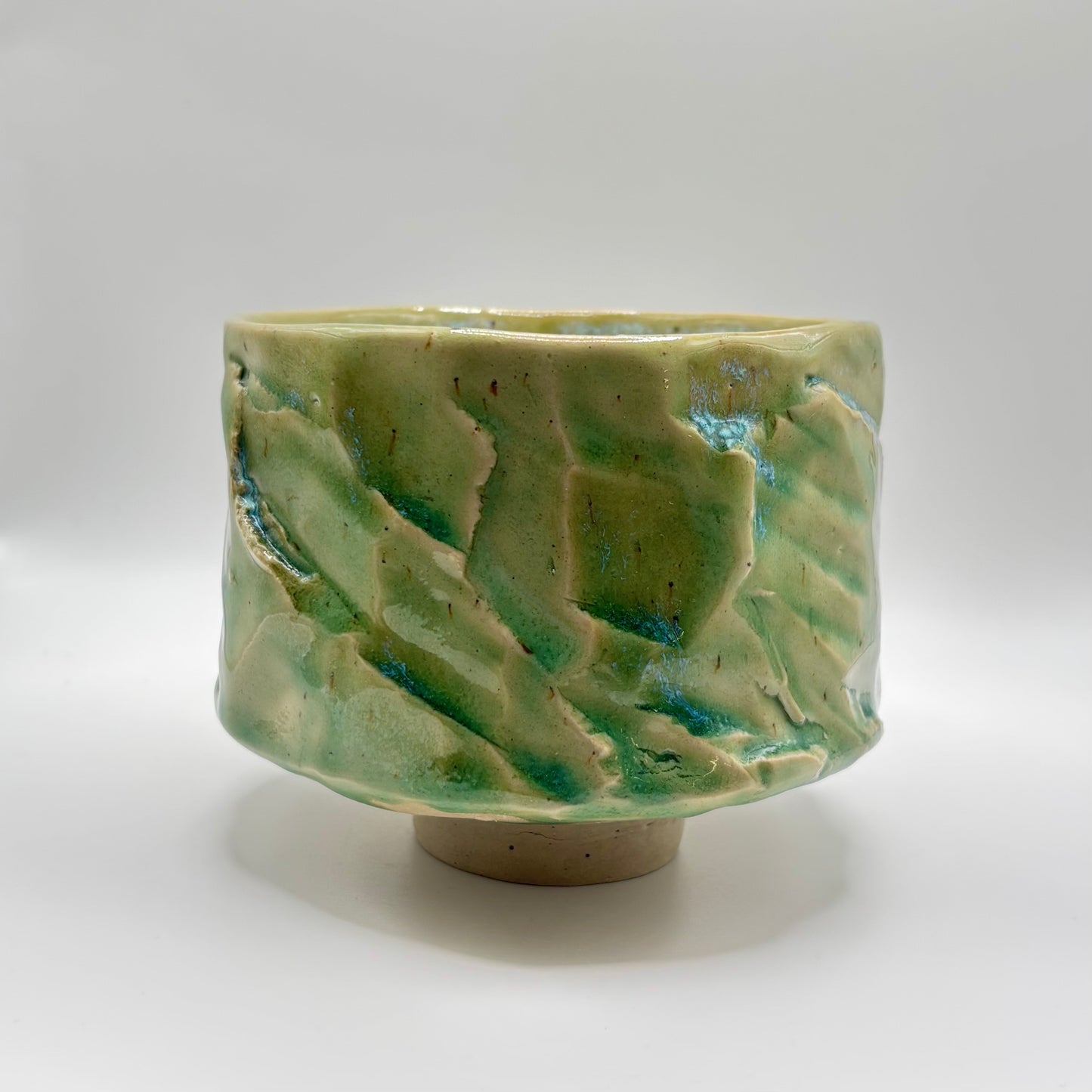 celadon chawan or matcha bowl (no. 10) large
